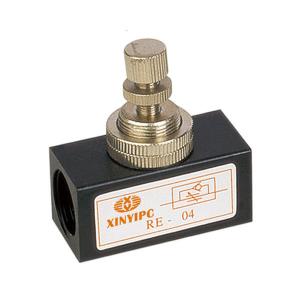 China G1/8 - G1/2 Pneumatic Flow Control Valve RE Series Air Flow Regulator Valve on sale