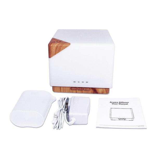 5 In 1 Wood Grain Aromatherapy Diffuser (600ML), Timer and Auto-Off Safety Switch