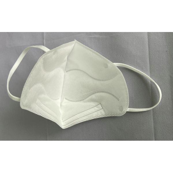 White 4 Layer Disposable Medical Face Masks Anti Virus Protection For Adult