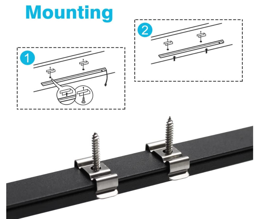 Recessed Aluminum LED Profile Lights Cabinet Lamp Led Strip Light Channel Aluminium Extrusion Housing Channel