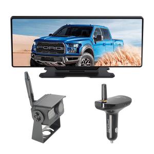 Best Wireless Rear View Mirror Dash Cam Backup Camera 12 Inch Touch Screen wholesale