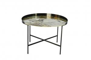 China ODM Metal Frame Side Table Modern Metal Frame End Table For Home Decor on sale