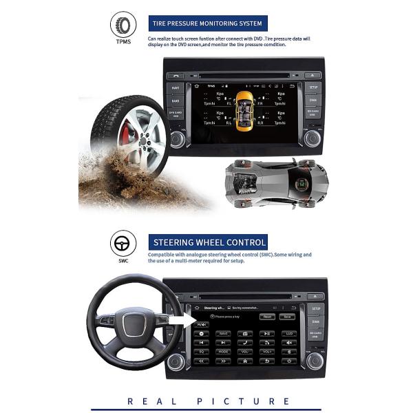 Touch Screen Car Dvd player Android 7.1 with Mp4 Radio Stereo for BRAVO