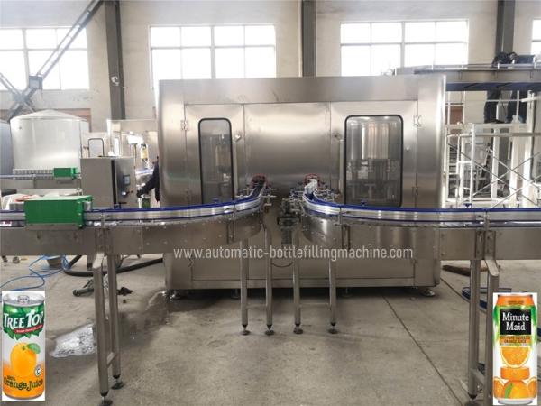 Cheap 33cl Beverage Can Filling MachineMango Lemon Juice Rotary Canning Line for sale