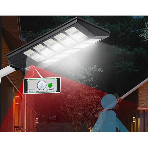 110lm/w All In One Solar Led Street Light Ip65 Waterproof Abs Hosuing