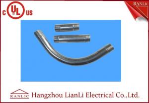 China 3 3-1/2 Rigid Electrical Conduit Elbow NPT Threaded 90 Degree Standard Length on sale