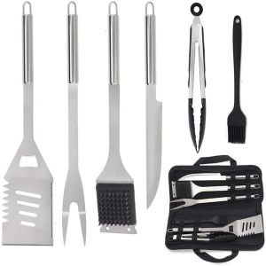 Best Heavy Duty Stainless Steel Bbq Tool Set LFGB Approved Multifeature wholesale