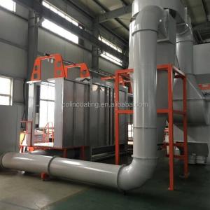 Best CE Fast Color Change Booth Powder Coating Production Line With Powder Supplying Center wholesale