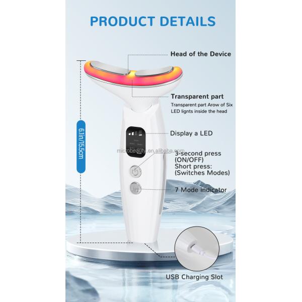 Anti Aging Face And Neck Lifting Device Skin Rejuvenation Face Neck Lifting Massager