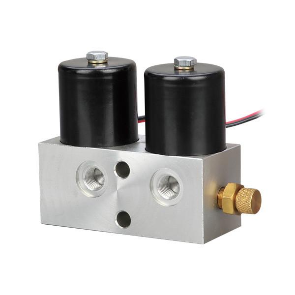 Cheap High Pressure Air Flow Control Valve DC12V / DC24V Secondary Shunt Double Coils for sale