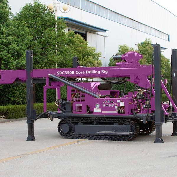 Diamond Core Drill Rig With Mud Pump Exploration Depth 350m Hydraulic Core Drilling Rig