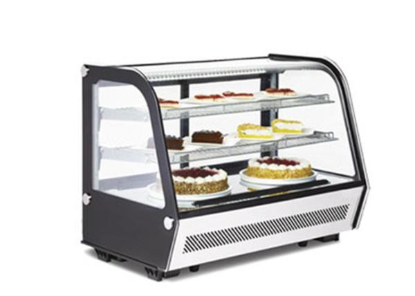 Cheap Bakery Desktop Deli Refrigerated Display Case With LED Lighting for sale