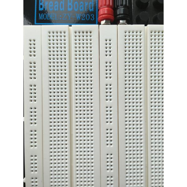 White Round Hole Breadboard Solderless