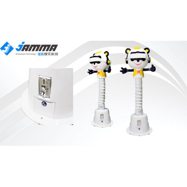 Adjustable Panda Dinosaur Kiddie VR Cinema Simulator , Up - Down Machine 9D Reality Simulator