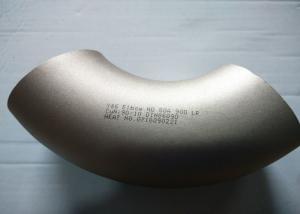 China Butt - Welding Stainless Steel Pipe Flange Fittings Cu Ni 90 / 10 SCH40 90 Degree Elbow on sale