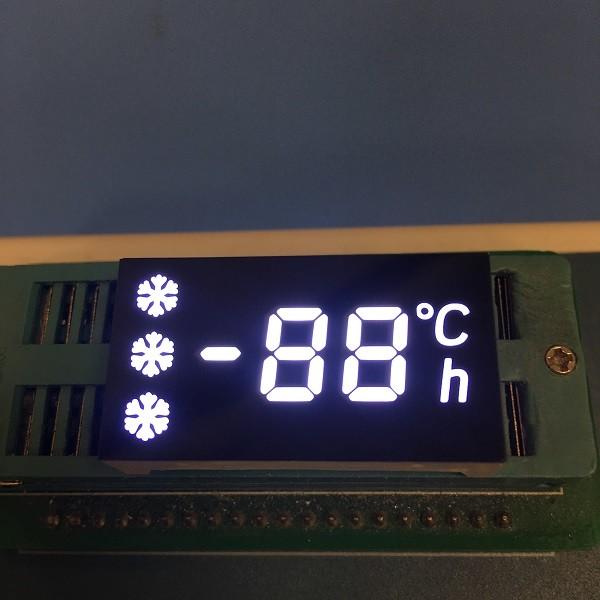 Cheap White 3 Digit Seven Segment Display Common Anode For Refrigerator Controller for sale