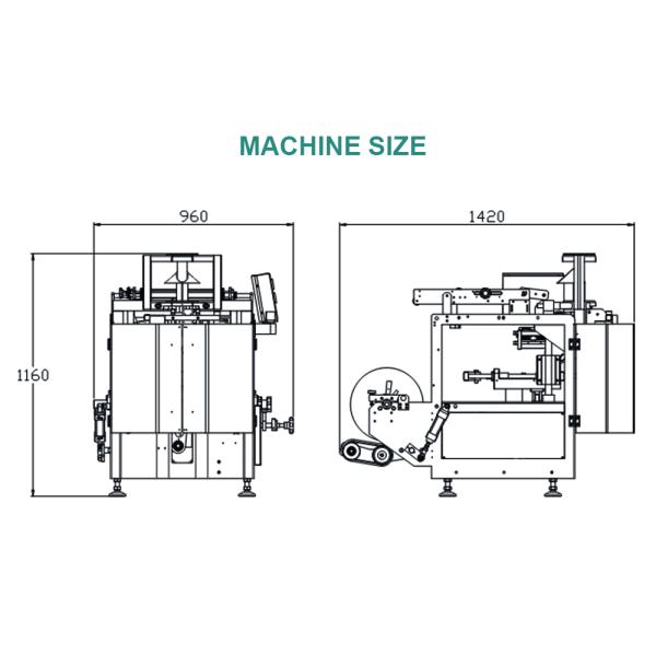 Vertical Fully Automatic Small Sugar Granule Multi-Function FILLING Packaging Machine