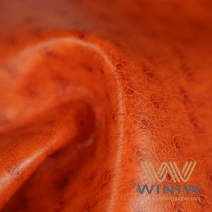Best Imitation Ostrich Leather Synthetic Faux Ostrich Leather Material for Upholstery or Accessories wholesale
