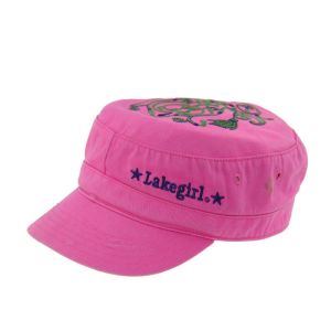 Best Casual Pink Cotton Custom Embroidered Military Hats With Distressed Washed wholesale