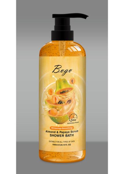 Cheap Apricot 1000ml Shower Gel Chamomile Extract Light Yellow Gently Sooth for sale