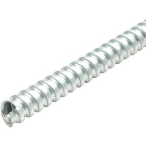 Best Silver Flexible Electrical Tubing P4 Single Locking , Steel Flexible GI Conduit wholesale