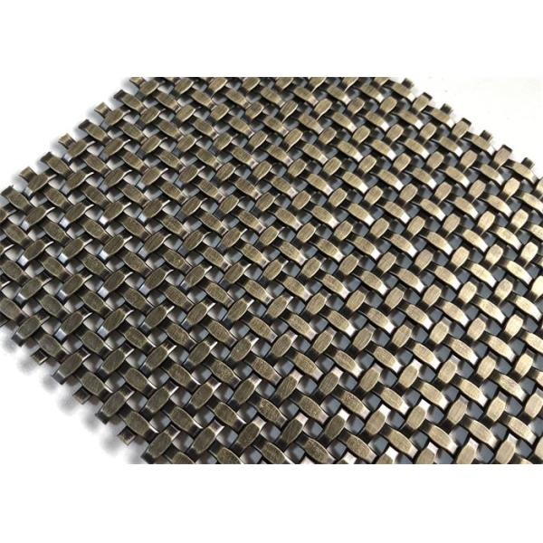 Furniture Antique Brass Plated Decorative Wire Mesh Sheets For Cabinets Door