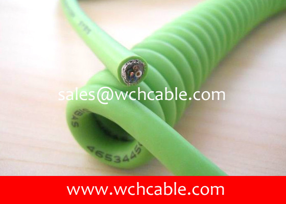 UL20279 Thermoplastic Polyurethane TPU Spiral Cable 80C 30V