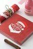 Merry Christmas Paper Napkins Intimate Decoration Folded Size 6.5'' X 6.5
