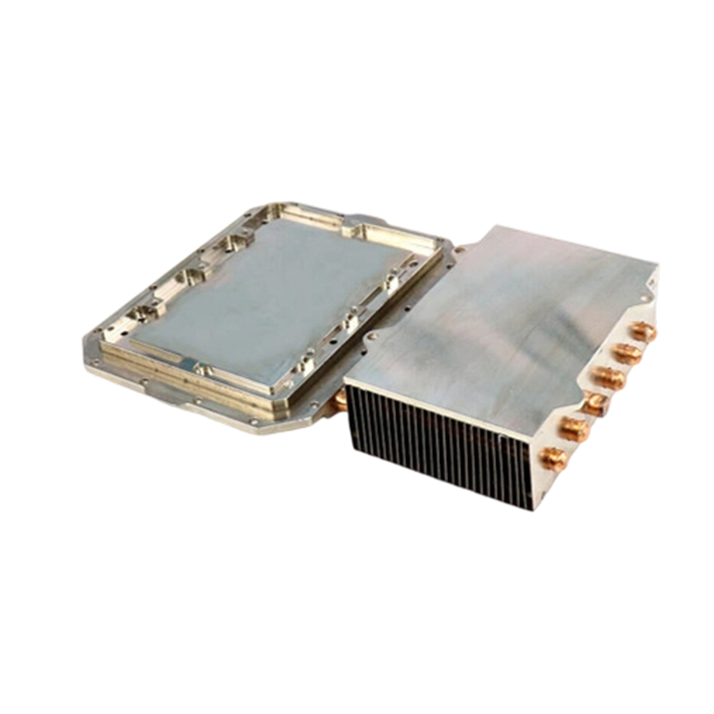 Copper Aluminum Composite Liquid Cooling Module High Density Fins Multi Heat Pipe Industrial Grade High Power Heat Sink