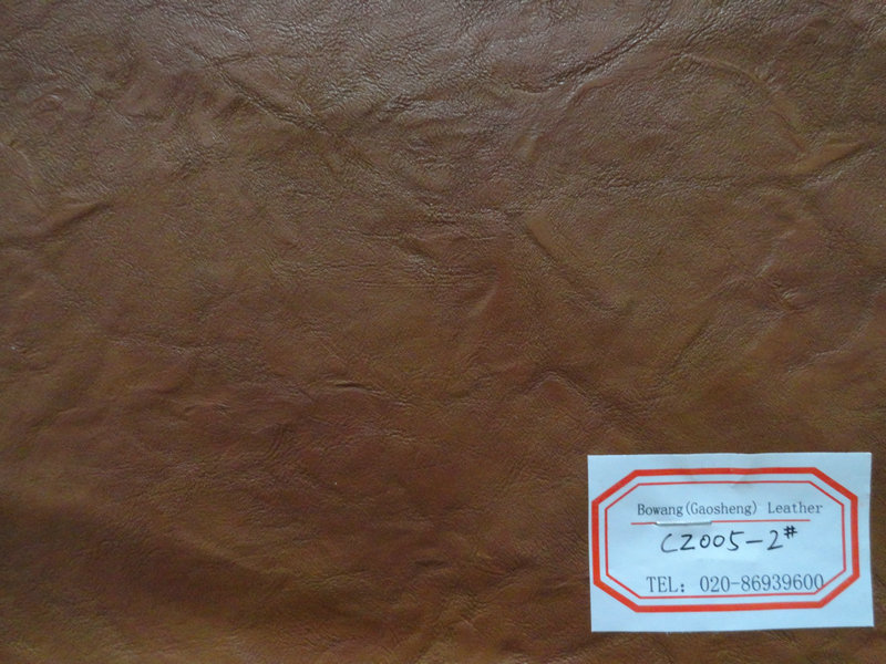 Best PU Artificial Leather Embossed Pattern Thickness 1.0mm Elastic and Softness wholesale