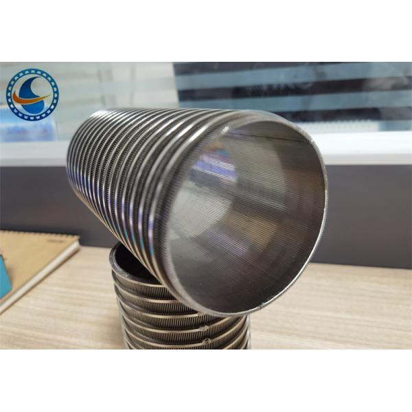 Id 100mm Reverse Rolled Wedge Wire Screen Filter 304 Stainless Steel