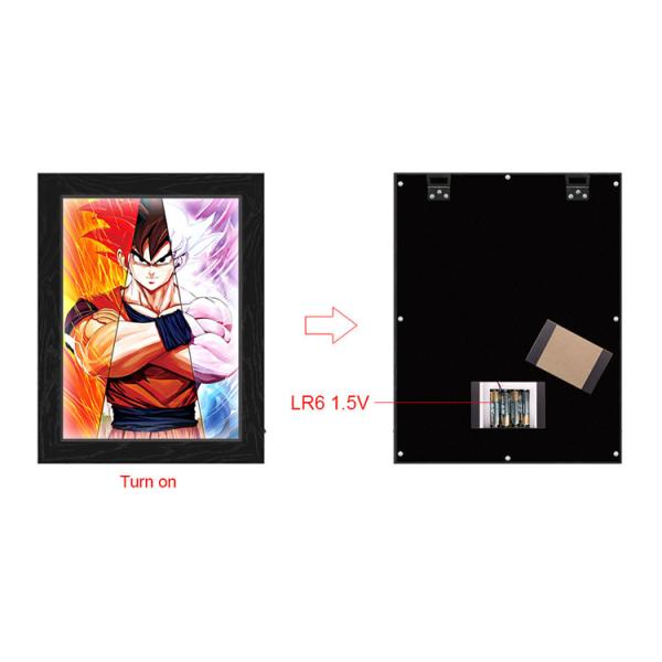 Advertising 3D Lenticular Flip Poster With LED Light Box