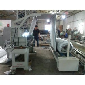 Multi Function Fabric Winding Machine , Folding Textile Measuring Machine