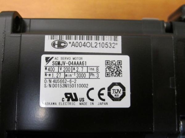 Cheap SGMJV-04AAA61 AC Industrial Robot Servo Motors Synchronous Servo Motor for sale