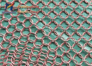 316L Stainless Steel Chainmail Curtain 1.5mm 30mm Wire Mesh