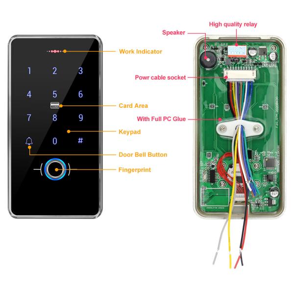 Waterproof Fingerprint Access Controller Support RFID Password