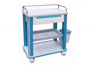 China ABS Medical Trolley Hospital Cart With One Drawer , Movable Trolley With Castors (ALS-MT139) on sale
