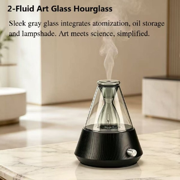 2-Fluid Technology Wood Aroma Diffuser with Customization Services and 30 - 80 ㎡ Coverage for Home