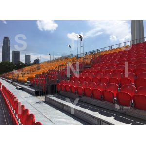 STUNITY Auto tip-up UV resistant wholesale yellow plastic stadium seats