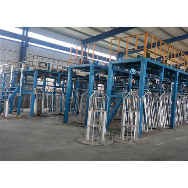 Silver Q195 Low Carbon Wire Galvanizing Line Running Smoothly For Construction Field
