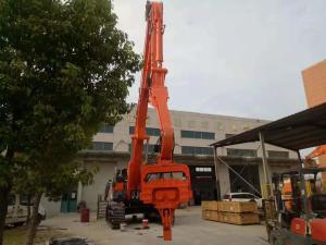 High Precision Excavator Mounted Wood Pile Driver Short Working Period