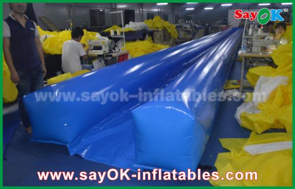 Cheap Kids Inflatable Games Giant Long PVC Inflatable Runway Running Tracking Gymnastics Air Mat for sale