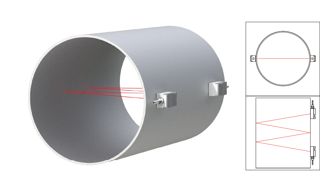 Clamp On Ultrasonic Energy Meter ST501 PT100 Utilizing Transit Time Method for Accurate and Measurement of Liquid Flow Rates