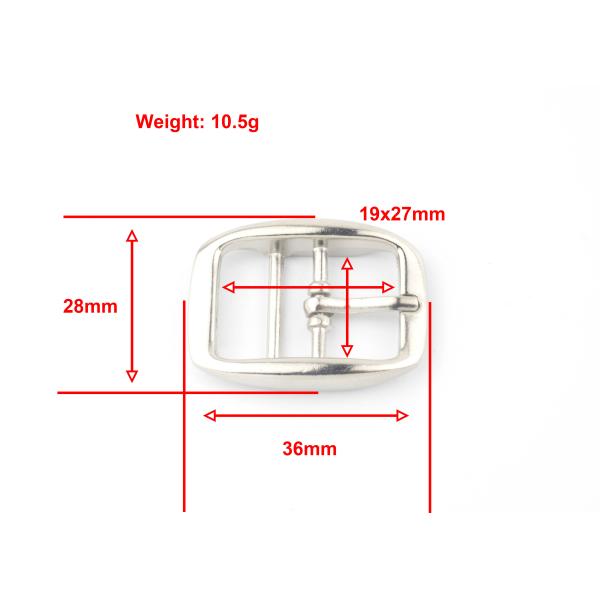 Shiny Metal Shoe Strap Buckles K2238 / Custom Handbag Hardware RustProof
