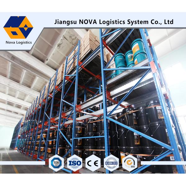 Capacity 1500kg Per Shuttle Pallet Racking For Logistic Distribution Centers
