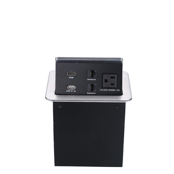Cheap Desktop MultiFunction Port Conference Table Socket Direct Power Source Network USB HDMI Interface for sale