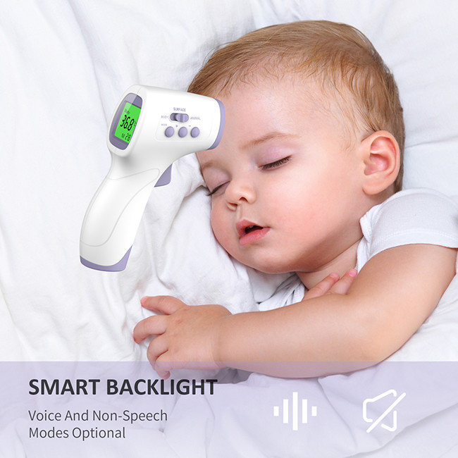 Portable Infrared ROHS Digital LCD Fever Thermometer Fever Alarm