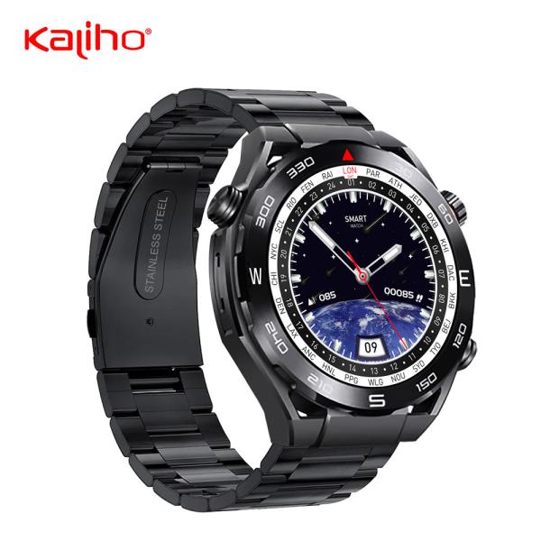 Cheap Custom Dial Compass Android Bluetooth Smart Watch NFC Assess Card for sale