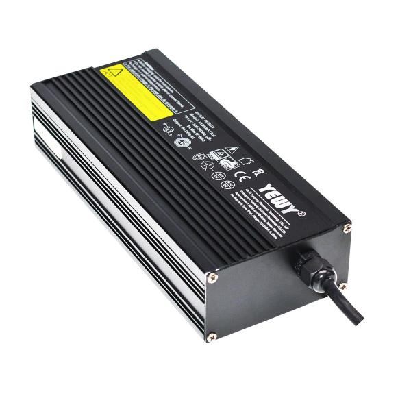 Cheap 8A 36V Battery Charger For Electric Bike IP65 Waterproof Black for sale