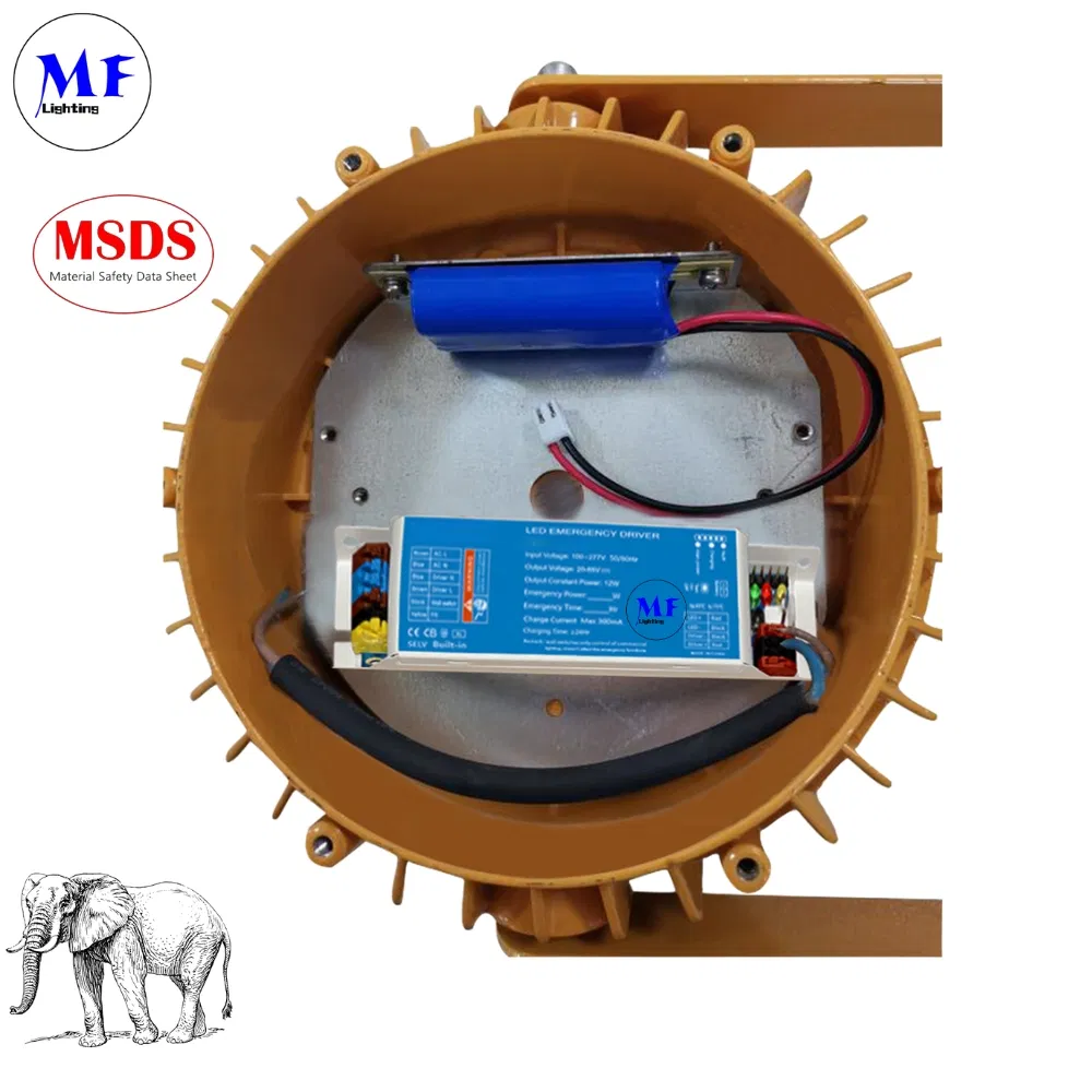 Factory Price 100-347VAC 5years Warranty Emergency Driver Powerpack Backup Ballast Light Ballast Driver Kit Power Supply with 3 Hour Longevity Li-FEP04 Battery